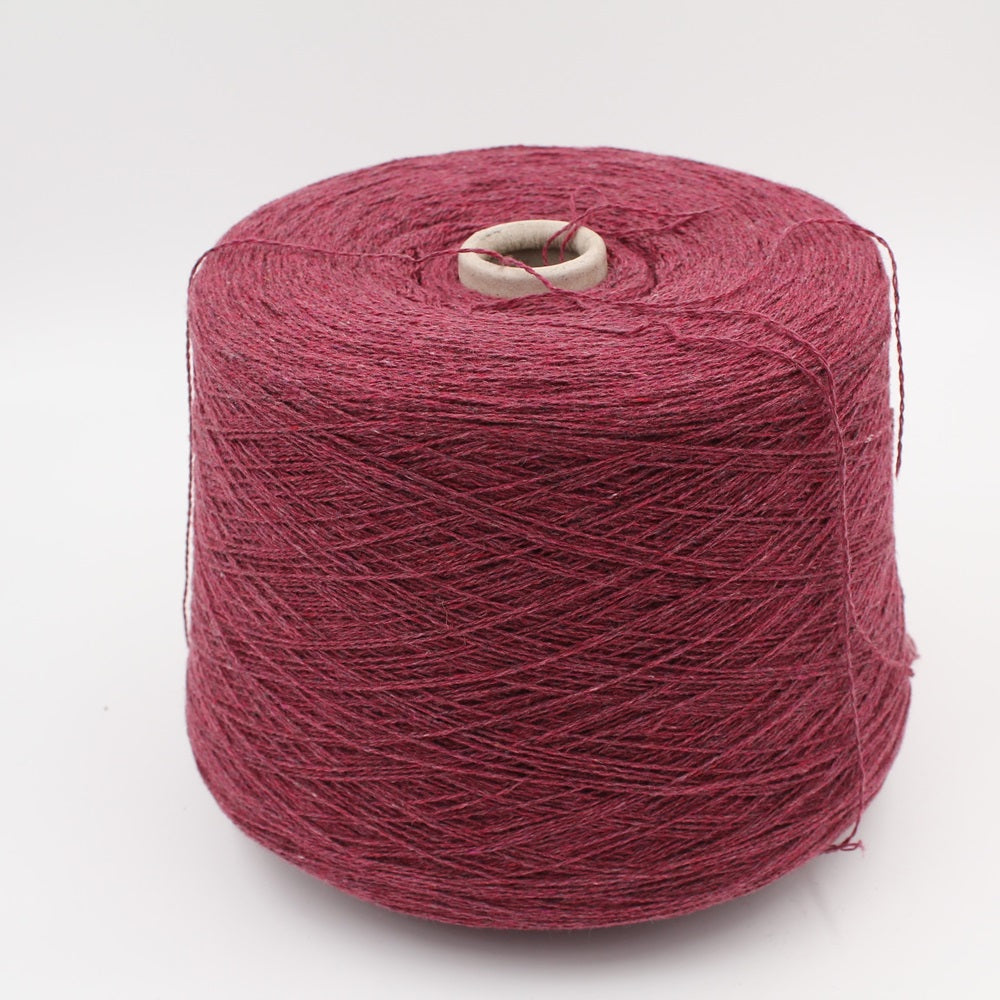 2/13 100% recycled cashmere antique red on 500 gr cones