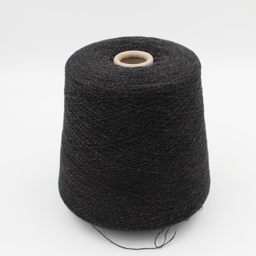 Filato 2/28 100% Cashmere colore antracite mulinè rocca 470 gr