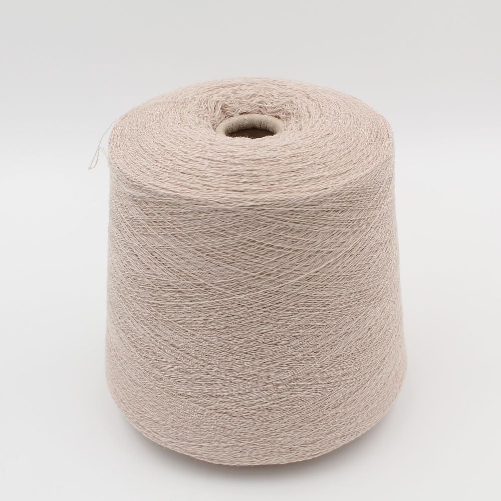 Filato da macchina 2/30 70% merino extrafine 30% cashmere colore beige rocca 500 gr