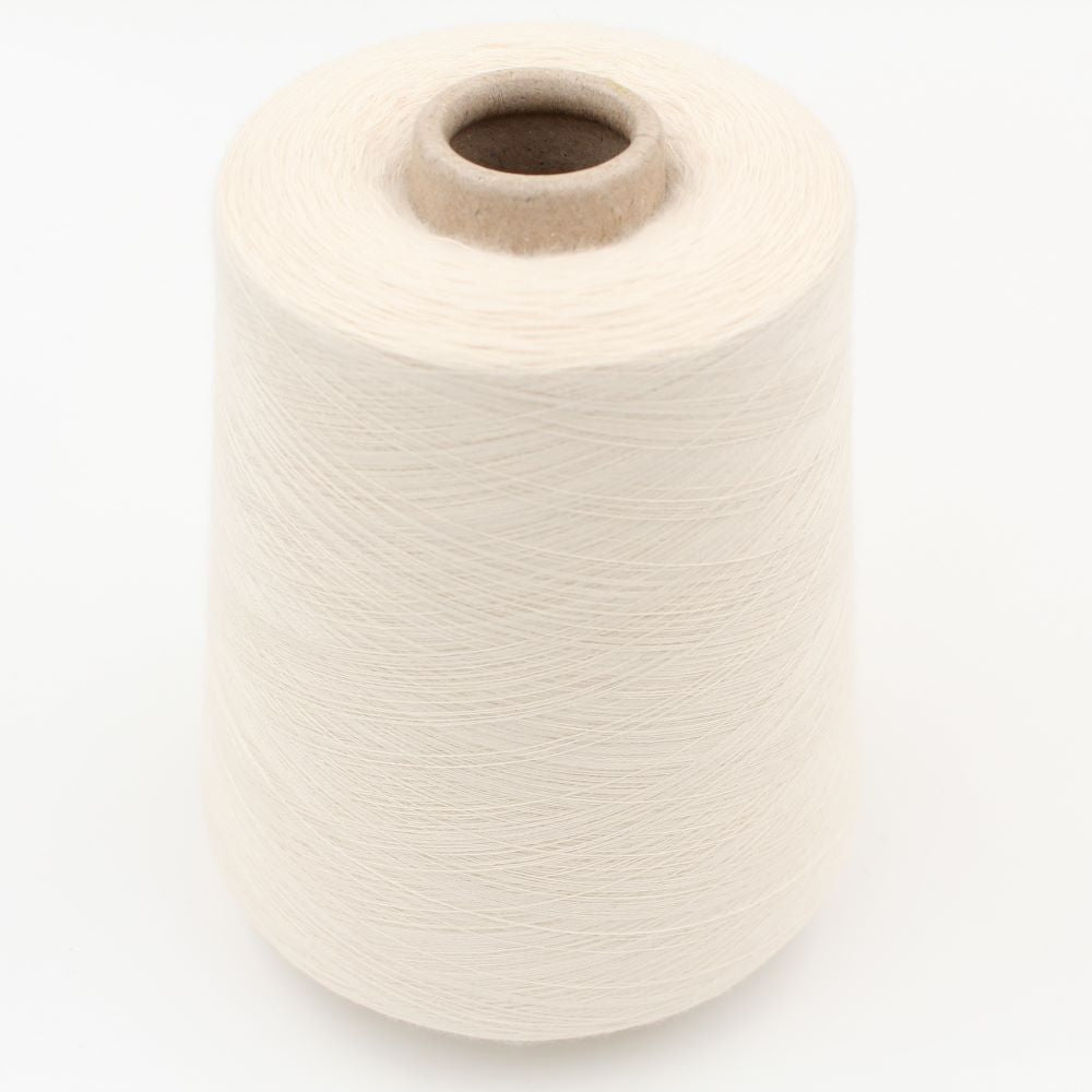 Yarn Cashmere 100% nm. 2/50 white color cones 460 gr