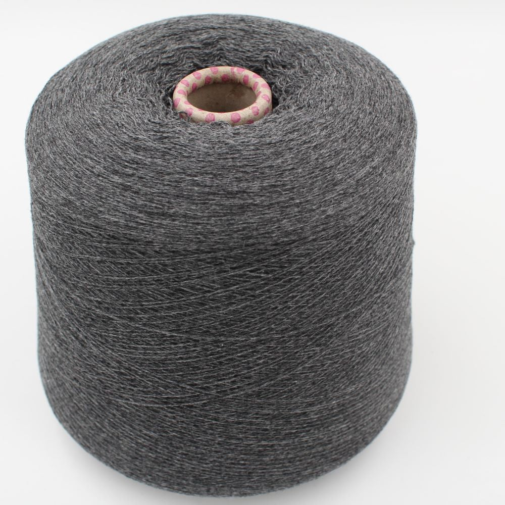 Filato 2/28 100% Cashmere colore grigio melange rocche 400 gr
