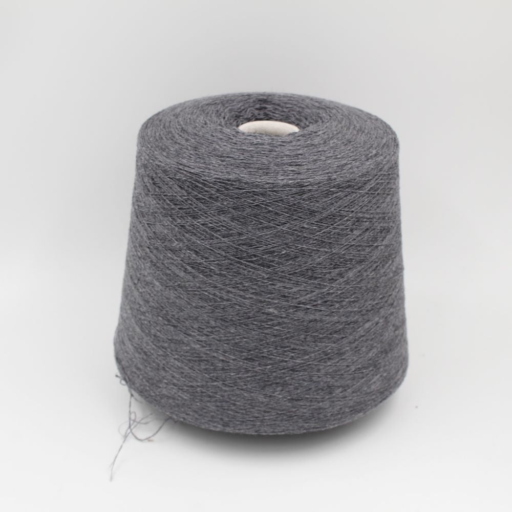 Machine yarn 2/30 70% extrafine merino 30% cashmere medium grey 540g cone