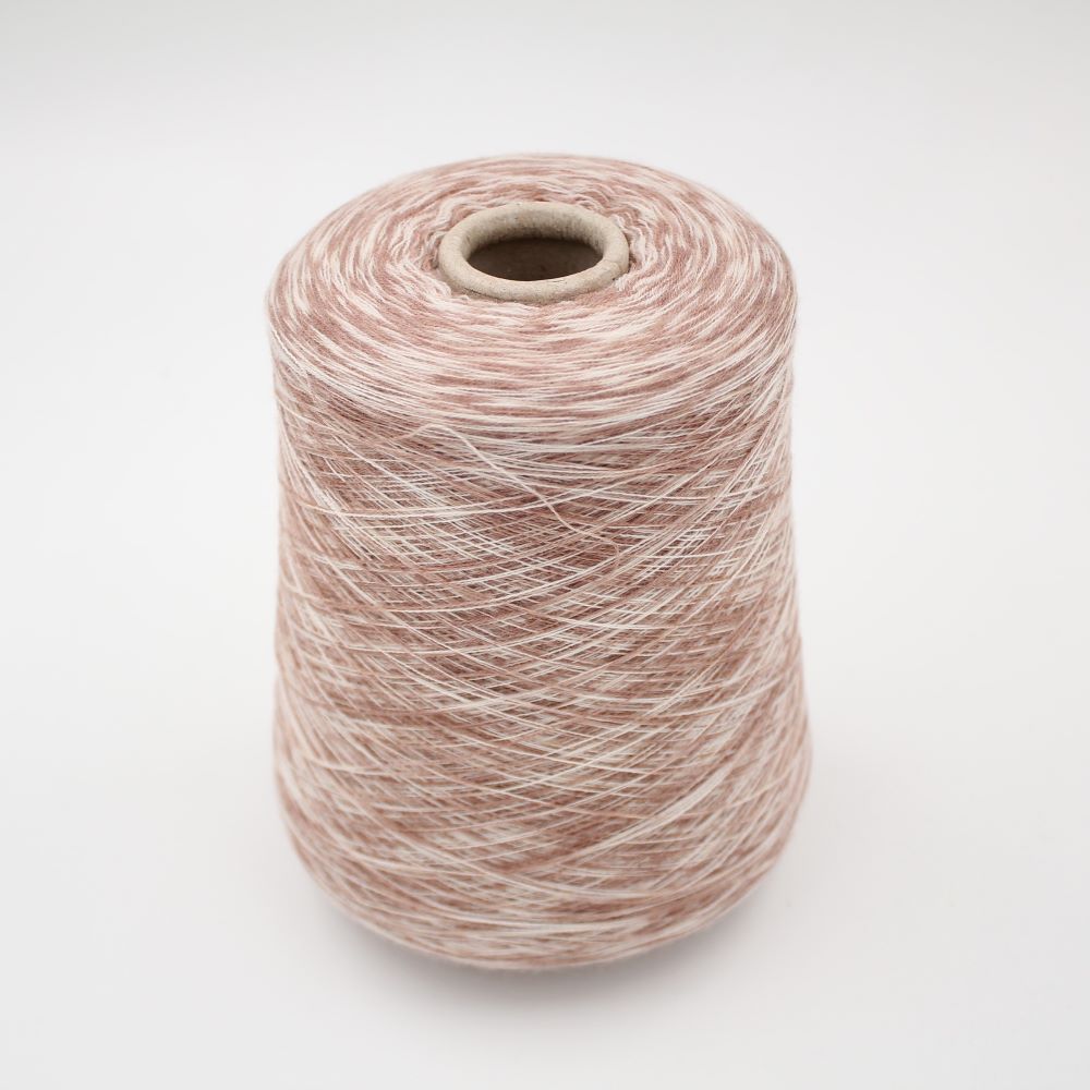 CLUB Extrafine Merino Yarn 100% nm 2/60 printed beige color 500gr cones