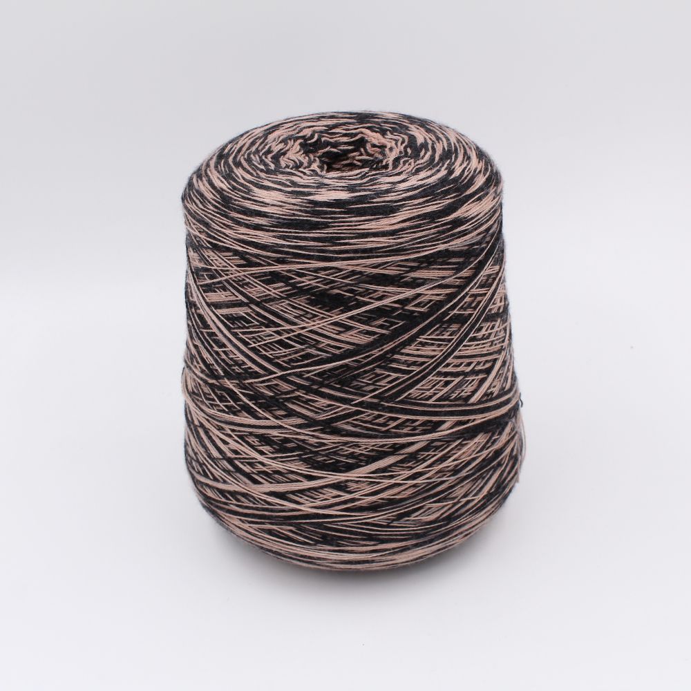 100% Extrafine Merino Yarn nm 2/28 printed multicolor cones 490gr