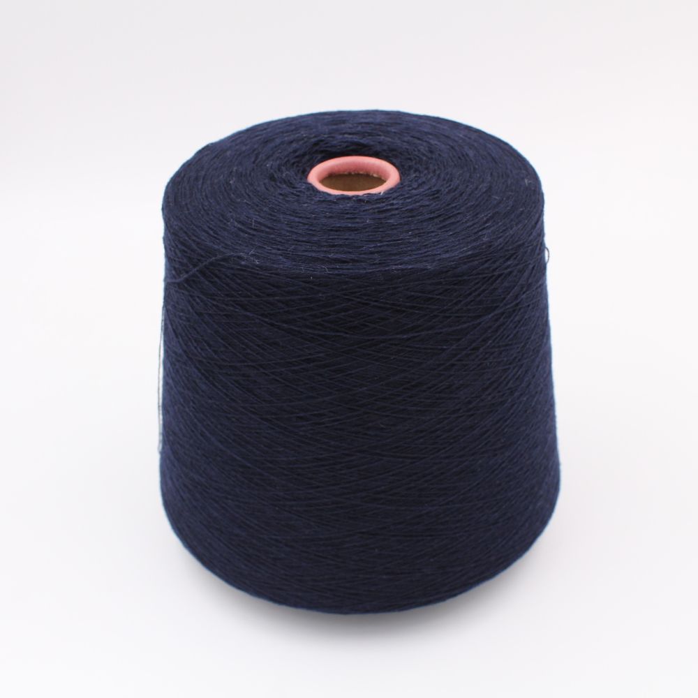 Filato 2/27 100% Cashmere per macchina 12 colore bleu rocca 490 gr