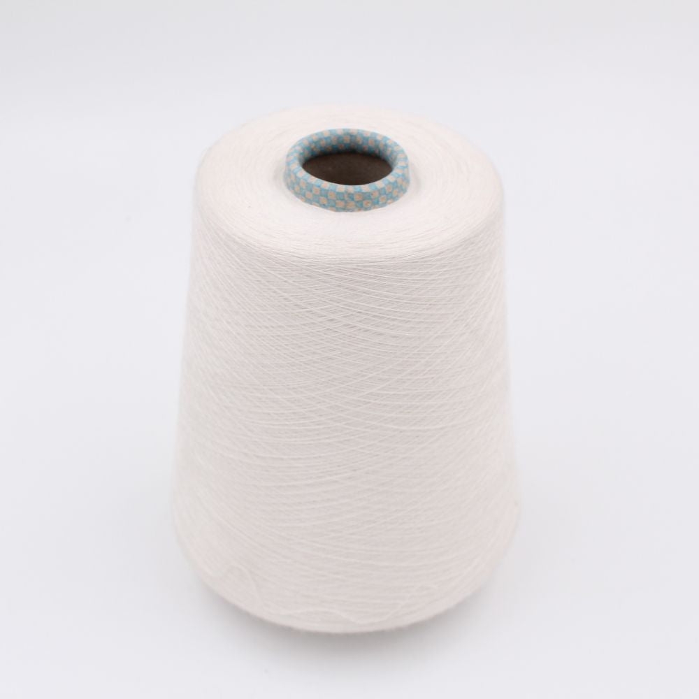 JAIPUR Yarn cashmere 70% silk 30% nm 2/56 combed color white cones 740 gr