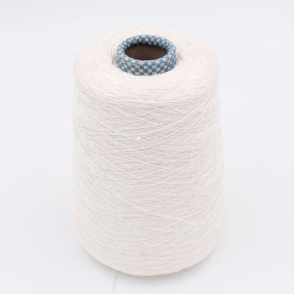 DESERT DIAMANTE 46% cotton 40% linen 14% silk with sequins nm 7500 double color white cones 440 gr