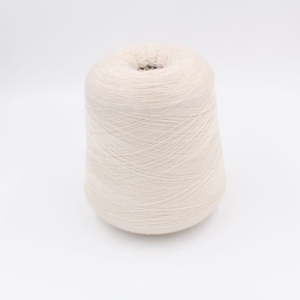 Yarn 2/80 100% cashmere white cones 600 gr