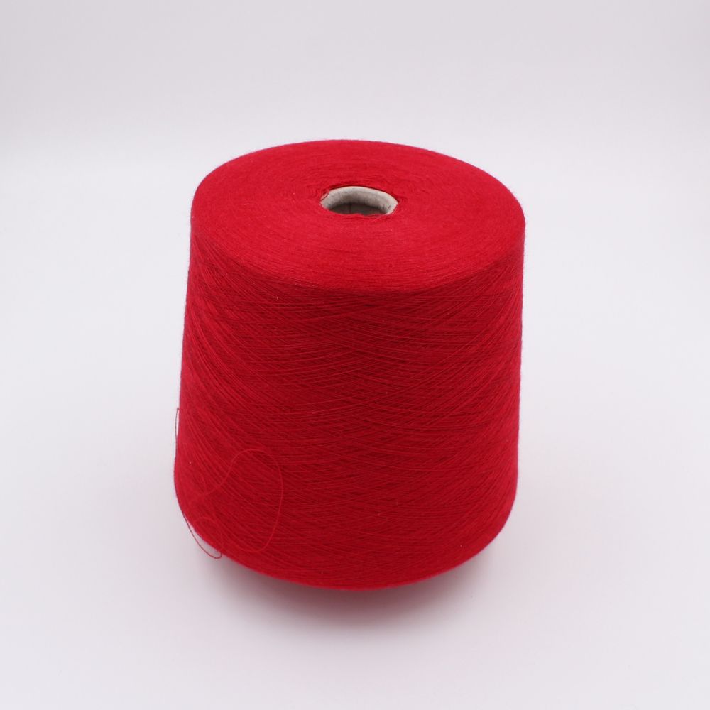 ROYAL Filato cashmere 70% seta 30% nm 2/58 colore rosso rocche 470 gr