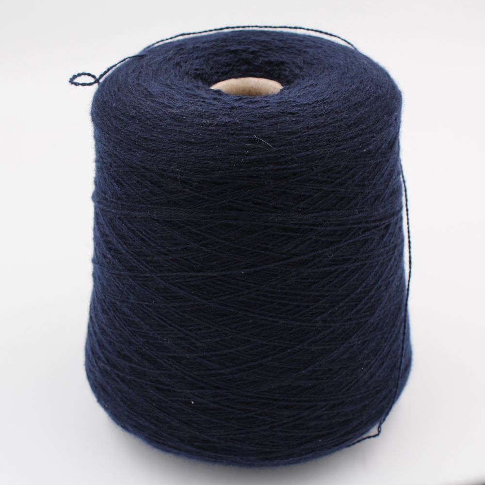 Filato 100% cashmere nm 2/12 colore blu rocche 750gr