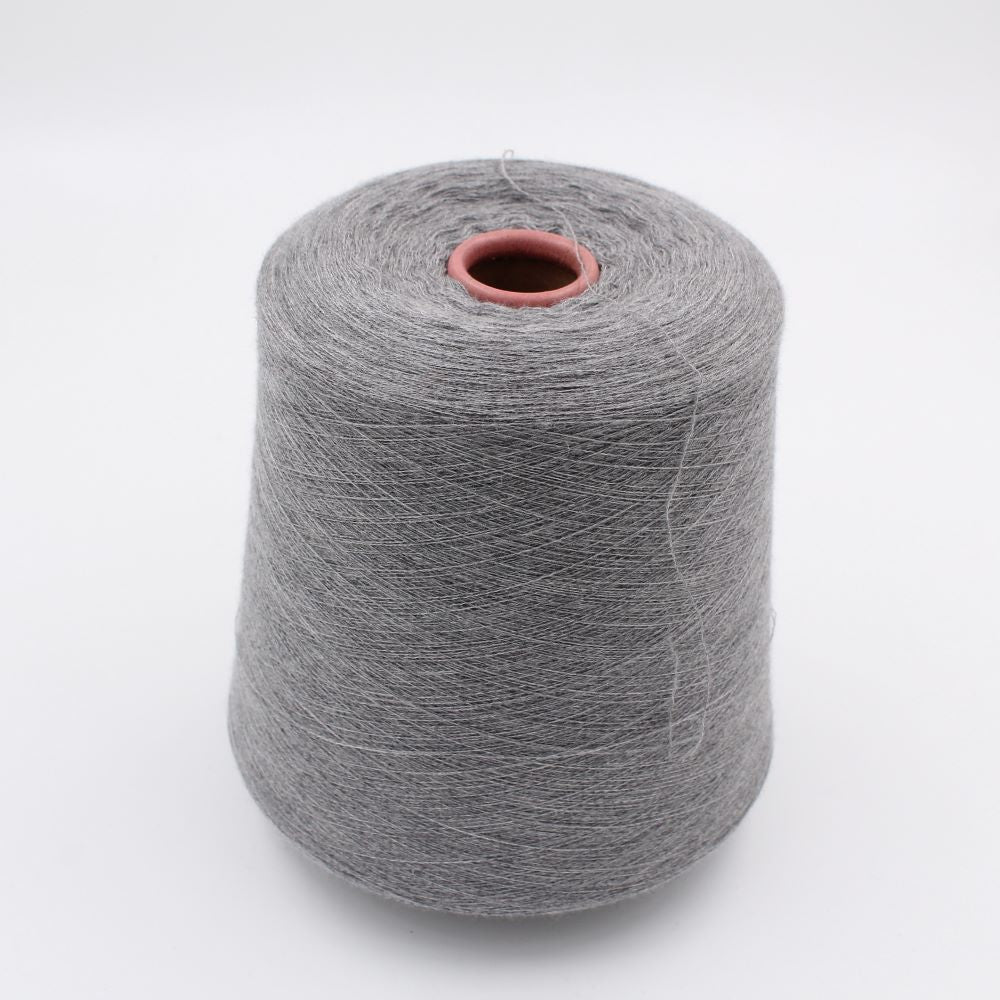 Yarn Cashmere 100% nm. 2/48 color Light grey cones 460 gr