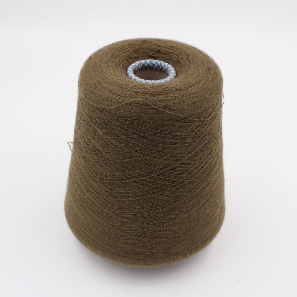 filato 2/60 100% Cashmere colore marrone rocche 760 gr