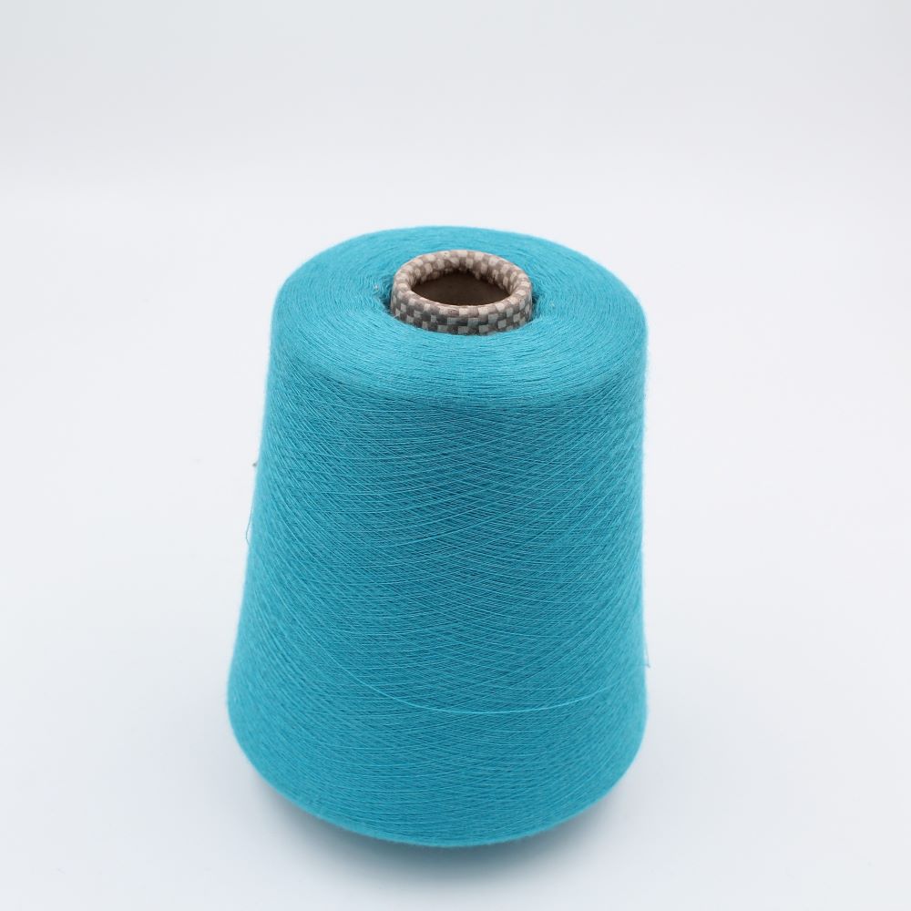 JAIPUR Yarn cashmere 70% silk 30% nm 2/120 combed color light blue cones 600 gr