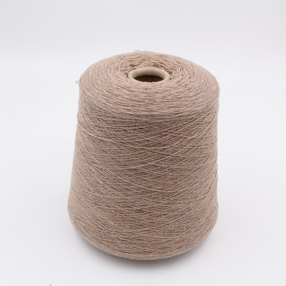 Filato 2/28 100% Cashmere colore beige scuro rocche 710gr