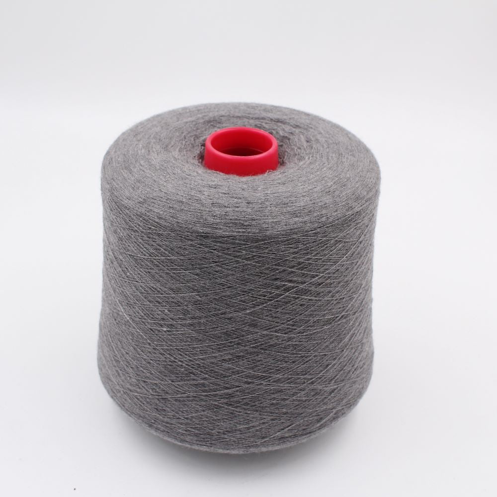 Yarn 2/30 100% Cashmere color grey cones 490gr