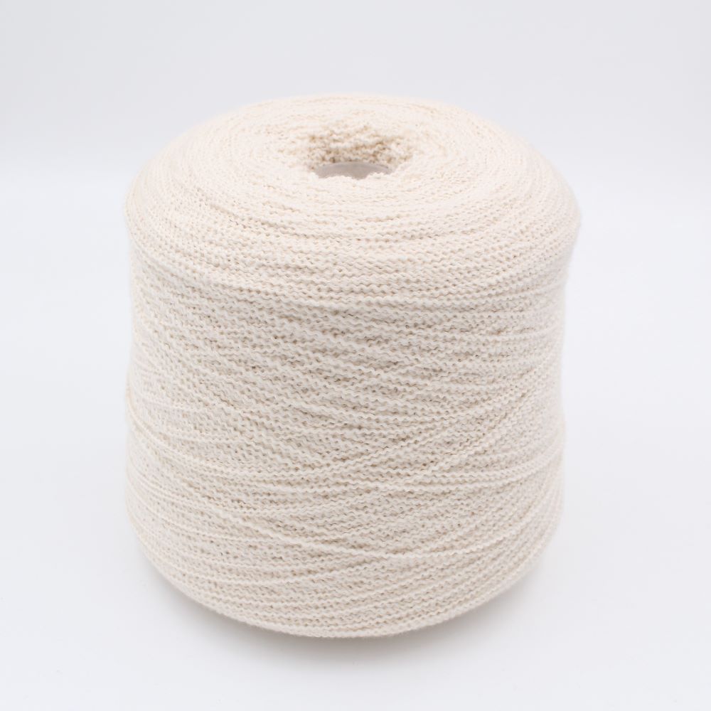 Filato 30% Lana 40% Cashmere 30% Cotone nm 4600 colore bianco rocche 660gr