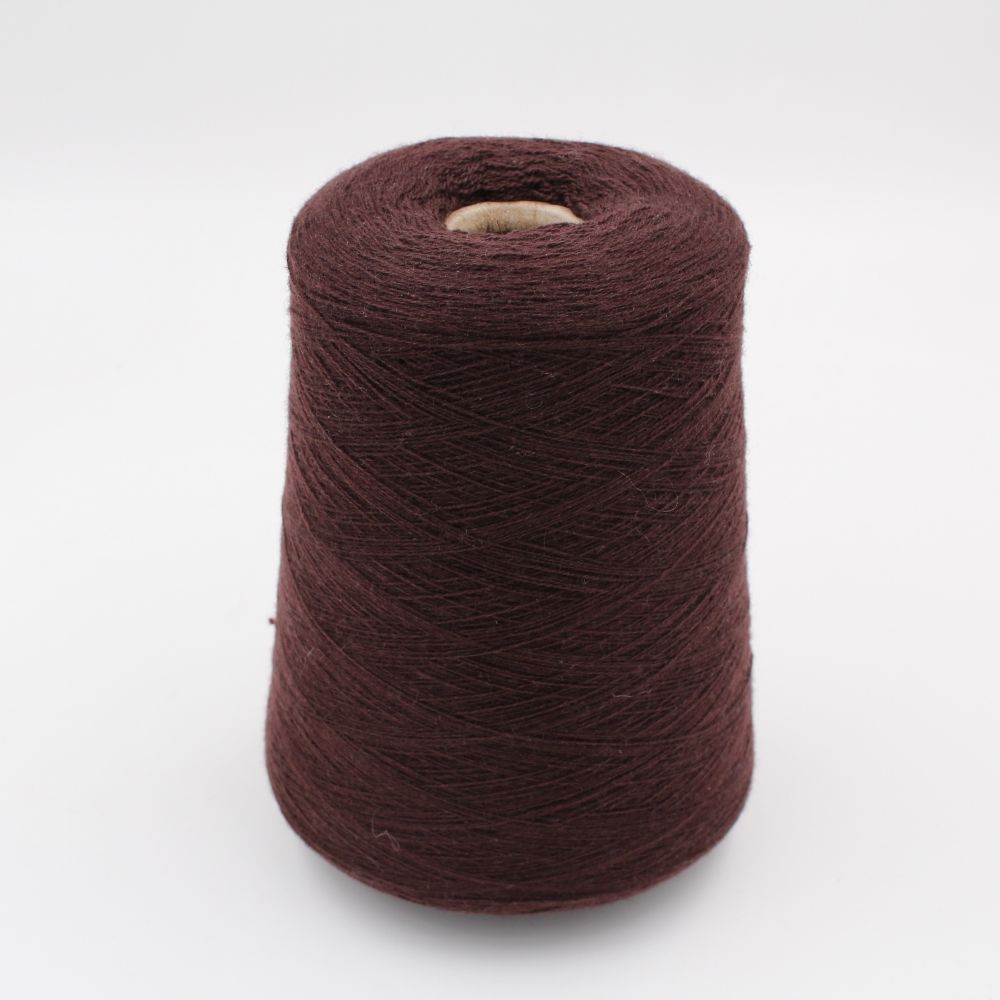 Filato 2/27 100% Cashmere colore bordeaux rocche 440gr