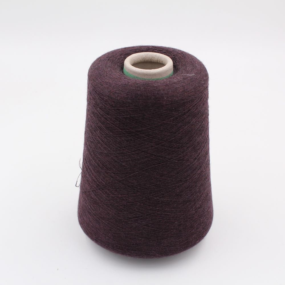 yarn 2/60 100% Cashmere color bordeaux cones 500 gr
