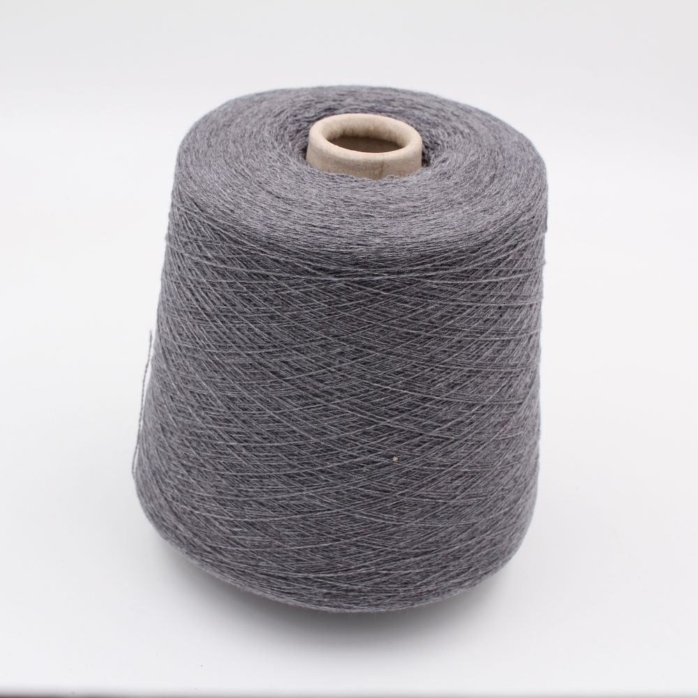 Yarn 2/28 100% Cashmere color medium grey cones 700gr