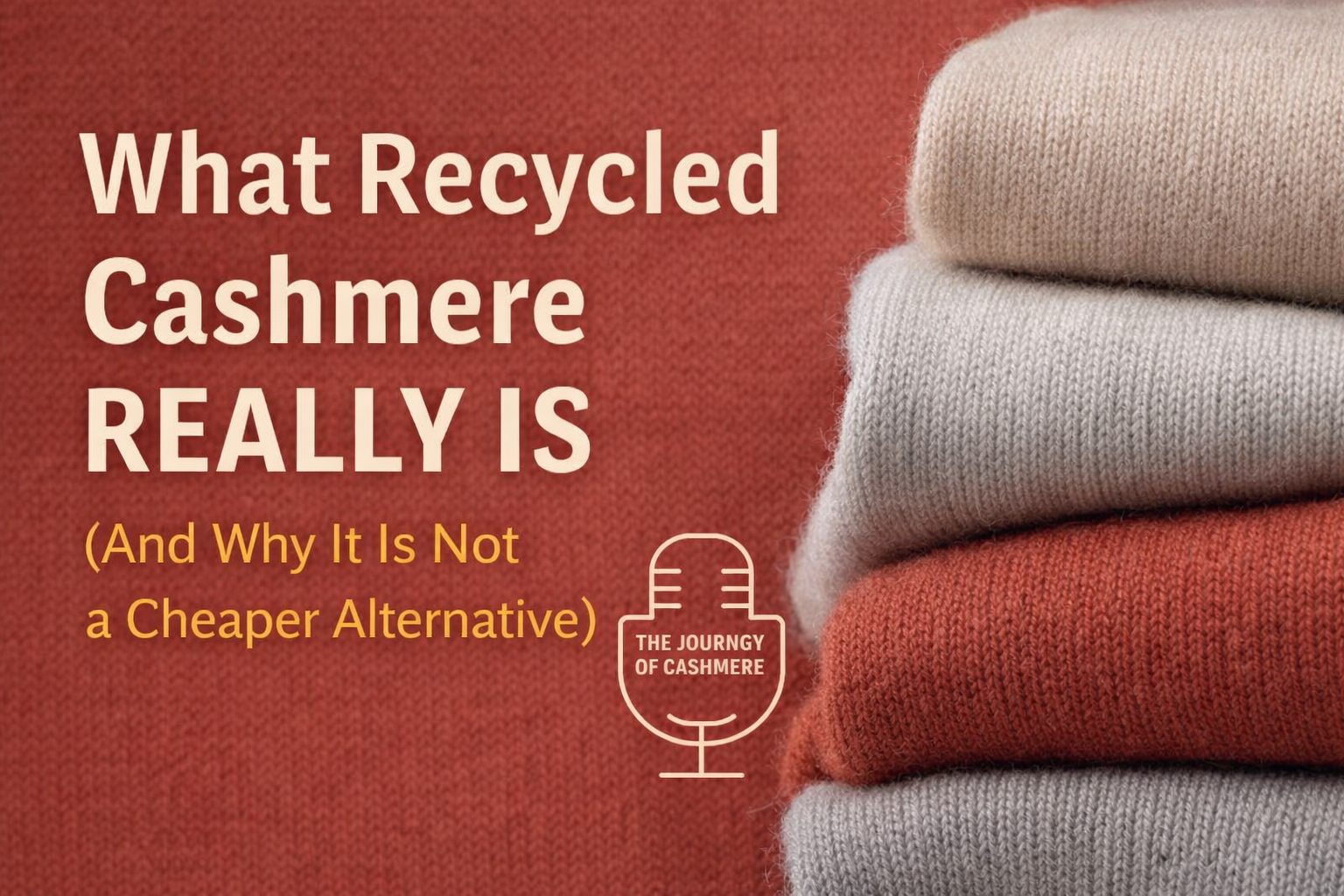 Cos’è davvero il cashmere riciclato (e perché non è un’alternativa economica)