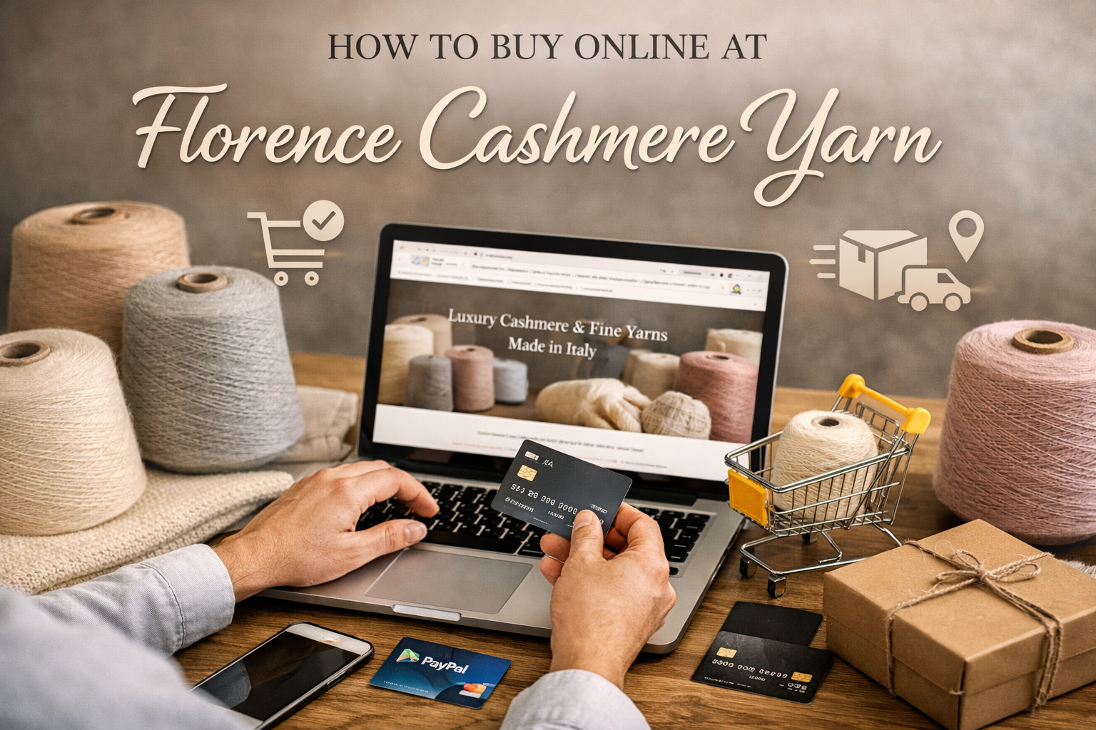 Come acquistare su Florence Cashmere Yarn