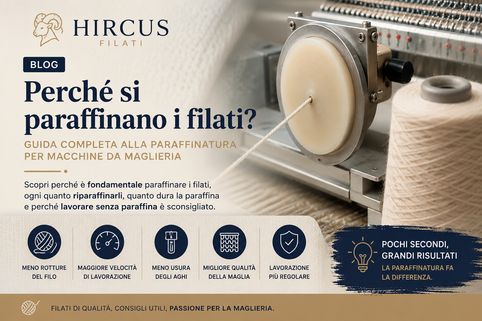 Perché si paraffinano i filati? Guida completa alla paraffinatura dei filati per maglieria