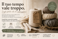 Il tuo tempo vale troppo per trasformarlo in plastica