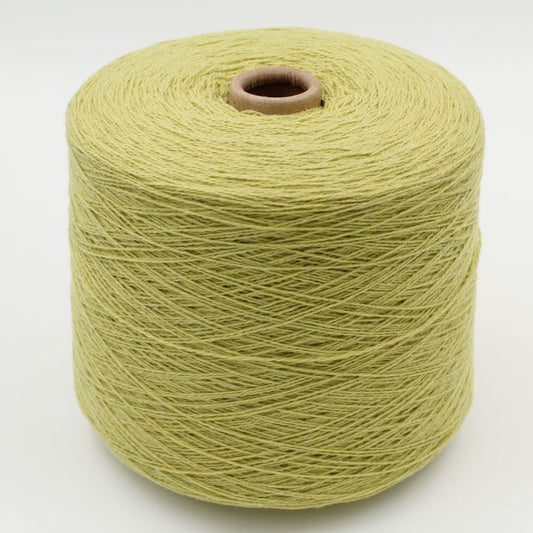 2/13 100% cashmere colore giallo acido rocche 500 gr