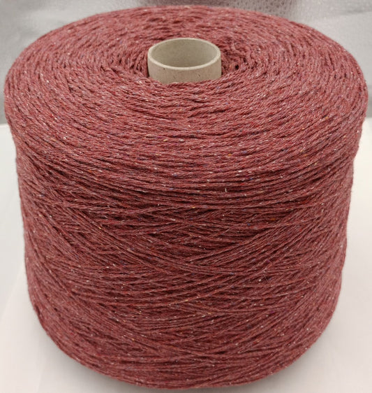 BOTTONATO 4/11 90% cashmere 10% seta colore rosso antico rocche 550 gr