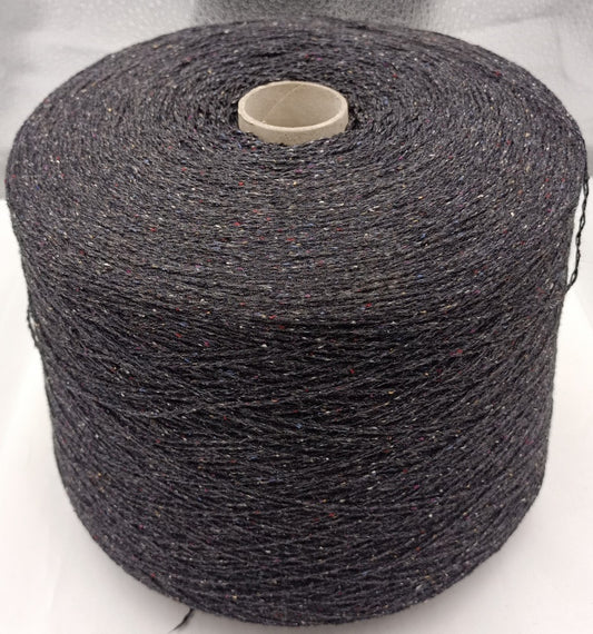 BUTTONED 90% cashmere 10% silk 2/11 anthracite color cones 530 gr