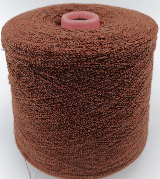 Yarn silk 40% cashmere 60% 6000 color brown mouline cones 500 gr