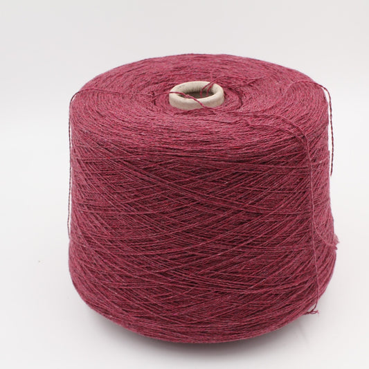 2/13 100% recycled cashmere antique red on 500 gr cones