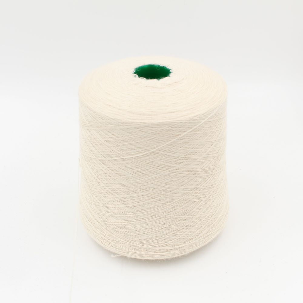 Alpaca Baby 100% 2/24 natural white yarn, 500g cones