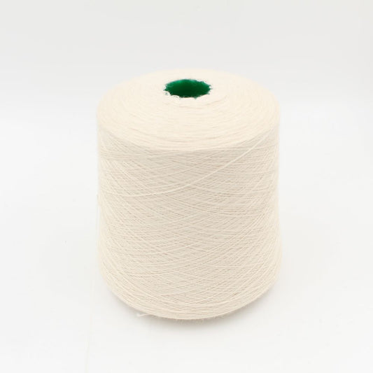 Alpaca Baby 100% 2/24 natural white yarn, 500g cones