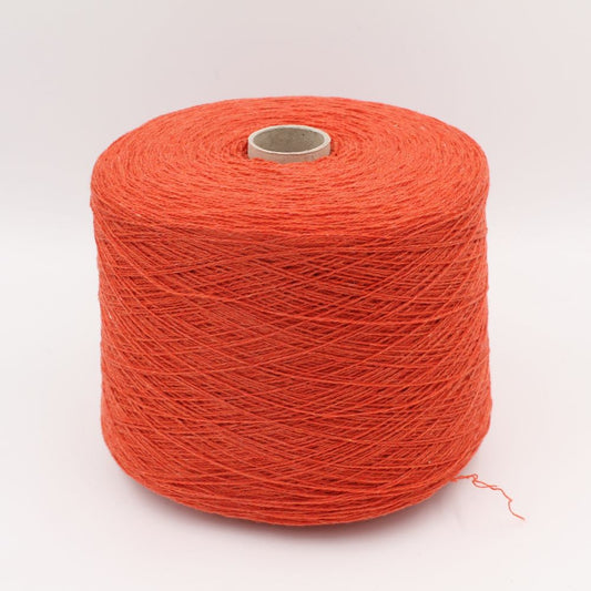 2/13 100% Cashmere riciclato colore arancio rocche 500 gr