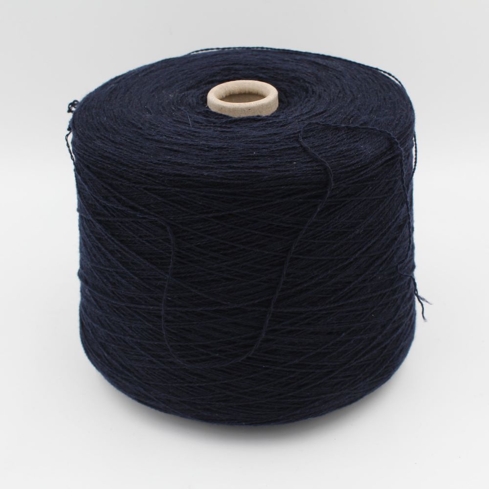 2/13 100% recycled cashmere blue color cones 500 gr
