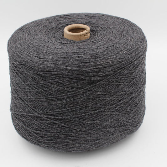 2/13 100% recycled cashmere dark grey cones 500 gr