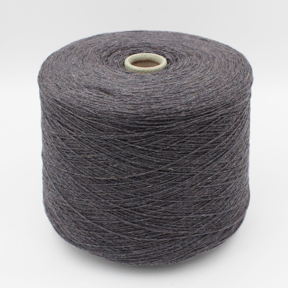 2/13 100% recycled cashmere medium grey cones 500 gr