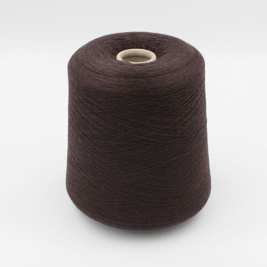 Yarn 2/60 100% Cashmere brown color cones 530 gr