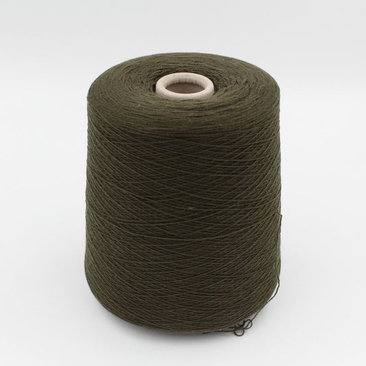 FANTASTIQUE superfine merino yarn 14 micron nm 2/28 green color cones 580 gr
