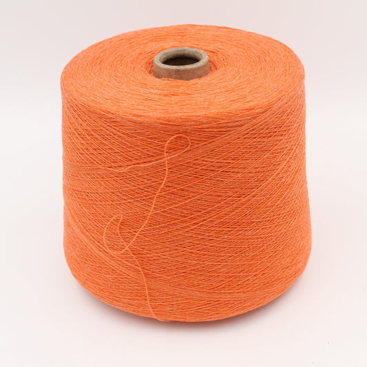 CONCORD filato cashmere 100% 2/26 colore arancio rocche 600 gr