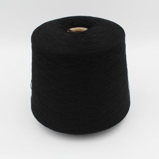 2/28 70% extra fine merino 30% cashmere black color cone 500 gr