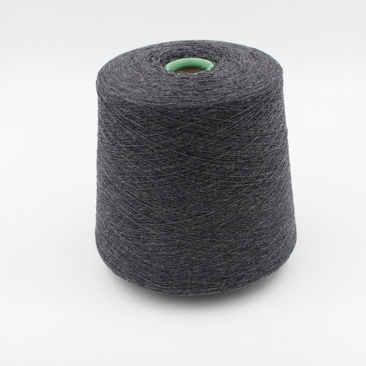 Filato 2/27 100% Cashmere per macchina 12 colore grigio scuro rocca 480 gr