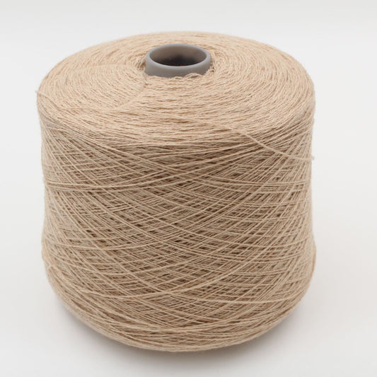 Cashmere 100% nm 2/14 colore beige rocche 500 gr