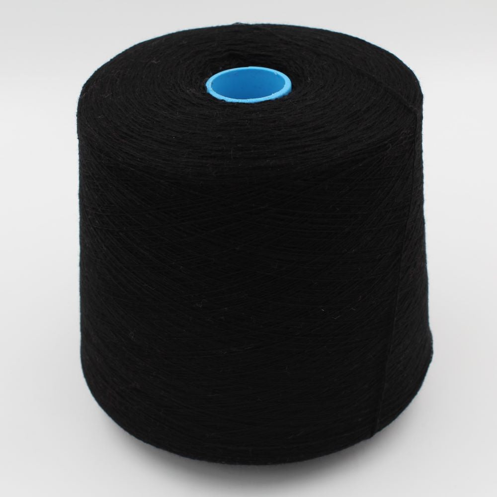 2/28 70% merino extrafine 30% cashmere colore nero rocca 560 gr