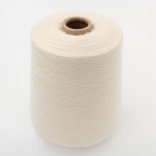 100% cashmere yarn nm 2/46 white on cone 800 gr