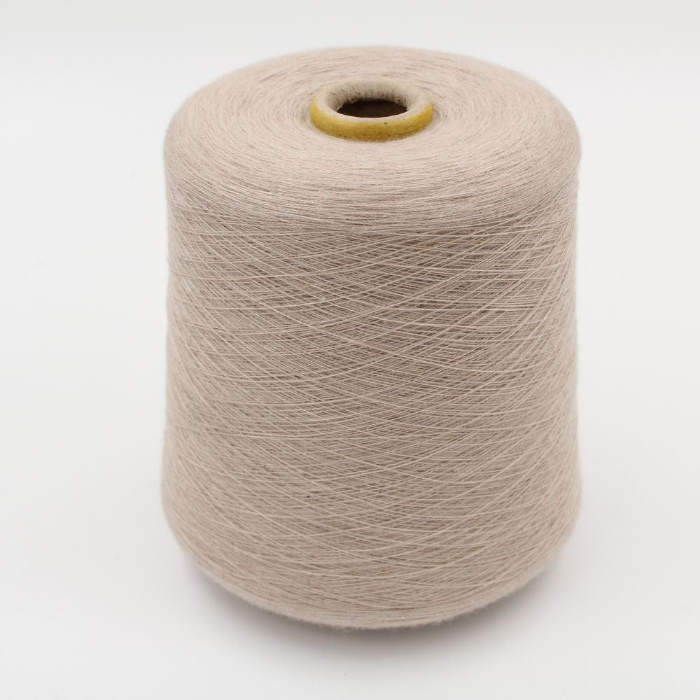 Filato Cashmere 100% nm 2/48 pettinato colore beige melange rocca 540gr