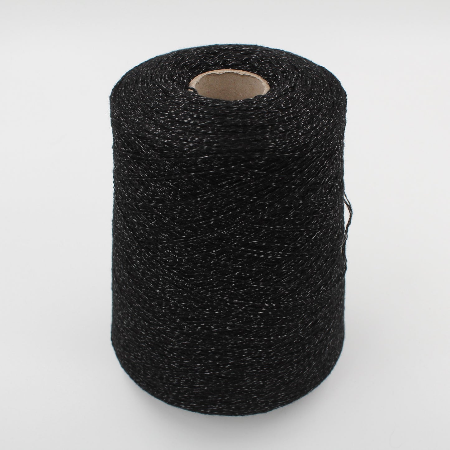 Yarn cashmere 95% polyamide 5% nm 3x2/28 color black mouliné cone 500 gr
