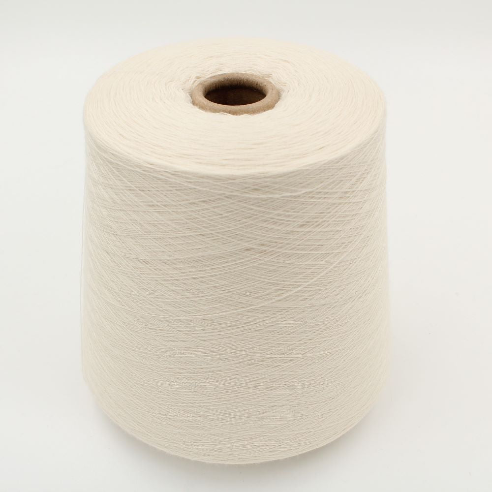 Filato Cashmere 100% nm 2/48 pettinato colore bianco naturale rocca 490 gr