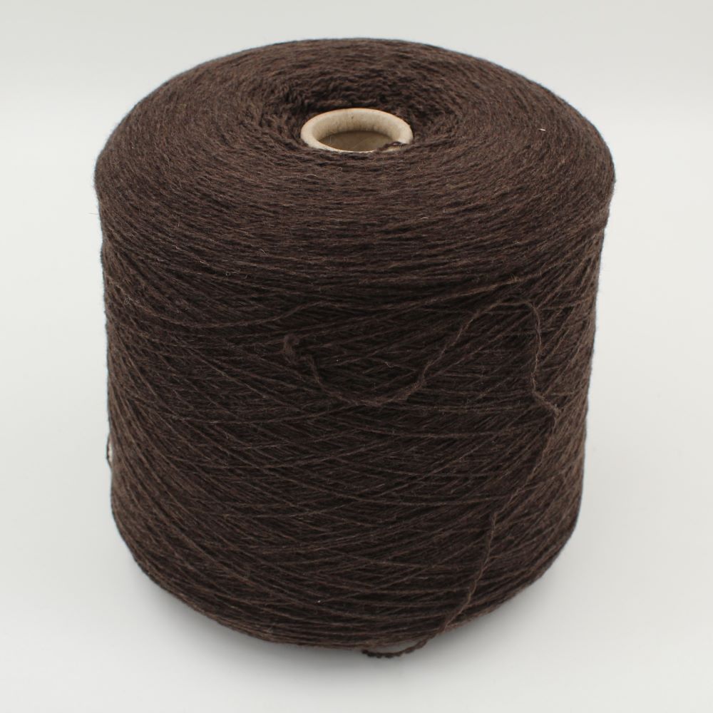 Yarn 2/15 100% Cashmere brown color cones 500 gr